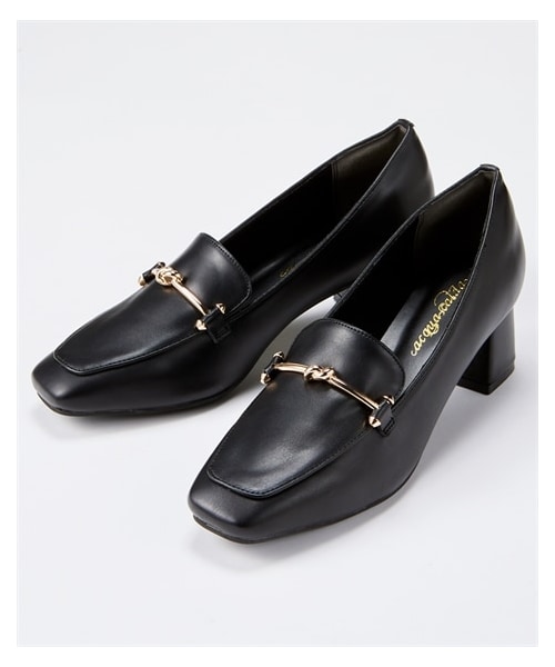 nissen（ニッセン）の「ビット付ローファーパンプス（低反発中敷）（ローファー・メンズ・黒/アイボリー・S=22.0~22.5cm/M=23.0~23.5cm/L=24.0~24.5cm/LL=25.0cm）」の2枚目の写真