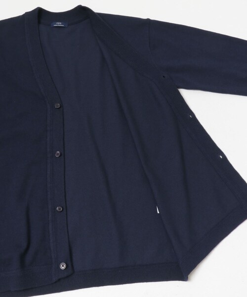 ITEMS URBANRESEARCH（アイテムズ アーバンリサーチ）の「SILK×WOOL MIXニットカーディガン（カーディガン/ボレロ・メンズ・BGD/NVY/BLK・M/L）」の17枚目の写真