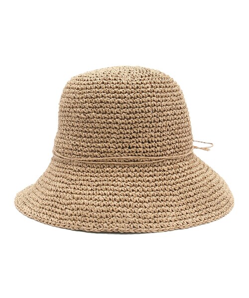 VIS(ビス)の「ナチュラル雑材ハット(ハット・レディース・ダークブラウン/ベージュ/ベージュ系・F)」の17枚目の写真