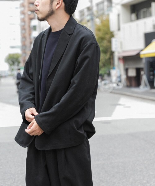 EKAL（エカル）の「ウールライクジャケット（テーラードジャケット・メンズ・ブラウン/チャコール/ブラック・M/L）」の7枚目の写真