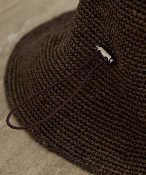 ADAM ET ROPE'（アダムエロペ）の「【J'aDoRe・店舗限定】【La Maison de Lyllis（メゾンドリリス）】ROOL（ハット・レディース・キナリ/ダークブラウン系・F）」の20枚目の写真