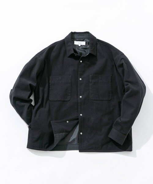 ウールライクCPOシャツブルゾン