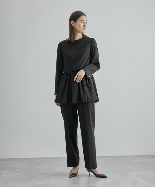 ROPE'（ロペ）の「【限定店舗・J'aDoRe限定】エレガンスティアードブラウス（シャツ/ブラウス・レディース・ブラック・38/36）」の19枚目の写真