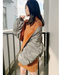 GYDA | リバーシブルエコファーoriginal color MA-1(MA-1)