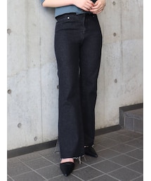 MURUA | カットオフフレアパンツ(デニムパンツ)