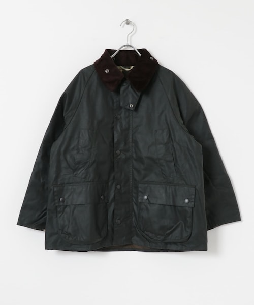 URBAN RESEARCH（アーバンリサーチ）の「Barbour　os wax bedale（テーラードジャケット・レディース・Sage/Black・34）」の2枚目の写真