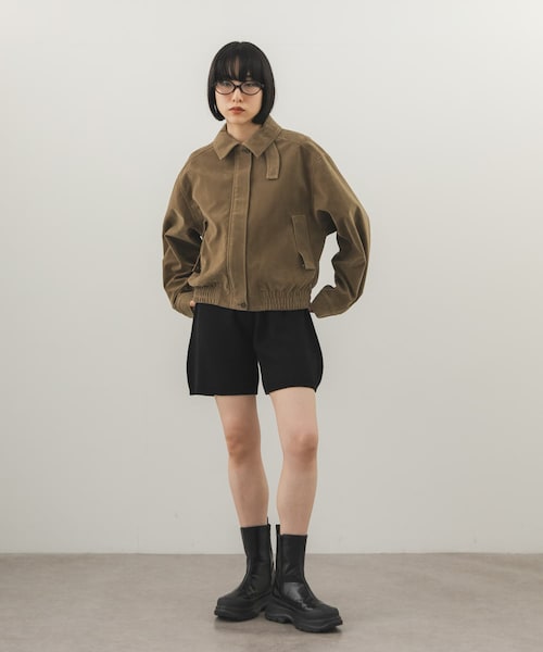KBF(ケイビーエフ)の「ニットショートパンツ(その他パンツ・レディース・BLACK/CHARCOAL/BROWN・One)」の9枚目の写真