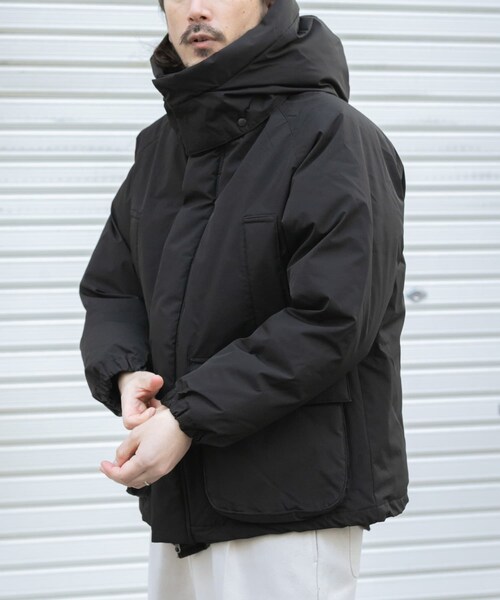 ITEMS URBANRESEARCH（アイテムズ アーバンリサーチ）の「THERMOLITEデタッチャブルフードジャケット（その他アウター・メンズ・L.KHK/NVY/BLK・M/L）」の12枚目の写真