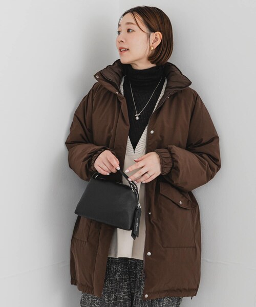 URBAN RESEARCH ROSSO（アーバンリサーチロッソ）の「F by ROSSO　撥水リバーシブルロングダウン（その他アウター・レディース・BROWN/BLACK・Free）」の21枚目の写真