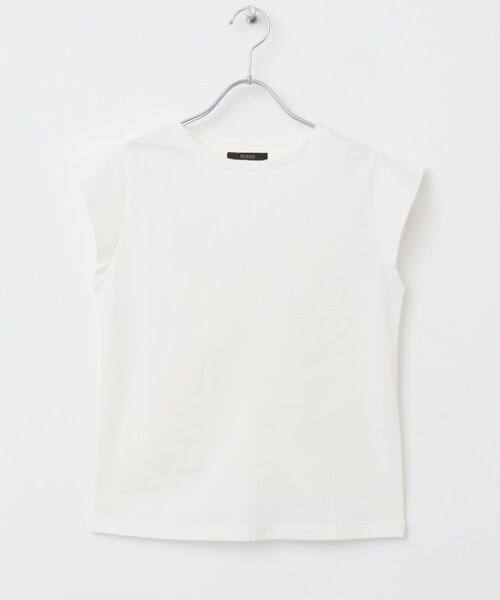 URBAN RESEARCH ROSSO（アーバンリサーチロッソ）の「クールタッチスーピマコットンフレンチTシャツ（Tシャツ/カットソー・レディース・PINK/OFF WHITE/MINT/D/NAVY・FREE）」の14枚目の写真