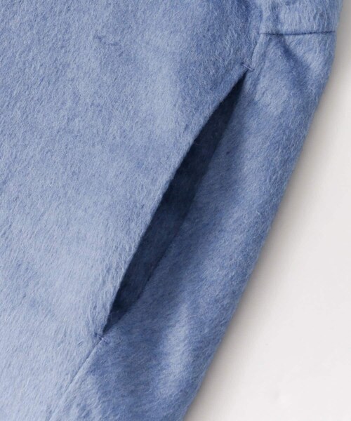 KBF（ケイビーエフ）の「フードWIDEショートコート∴（テーラードジャケット・レディース・L/BLUE/BEIGE/NAVY・one）」の14枚目の写真