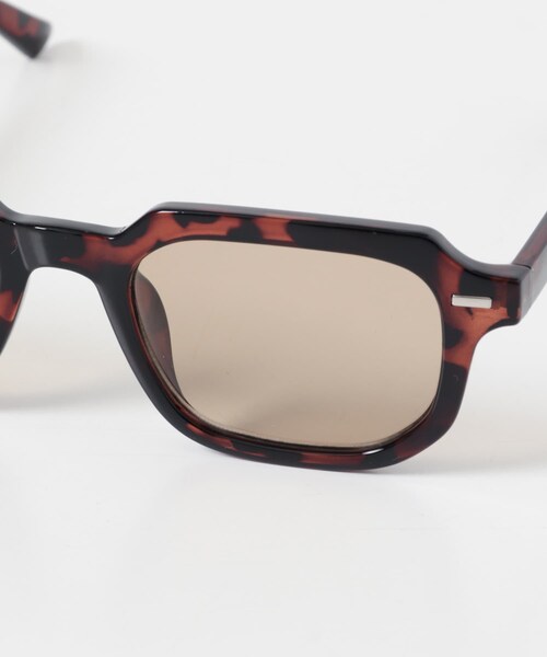 SENSE OF PLACE by URBAN RESEARCH（センスオブプレイスバイアーバンリサーチ）の「スクエアウェリントンサングラス（メガネ・メンズ・BLACK/BROWN/KHAKI・One）」の15枚目の写真