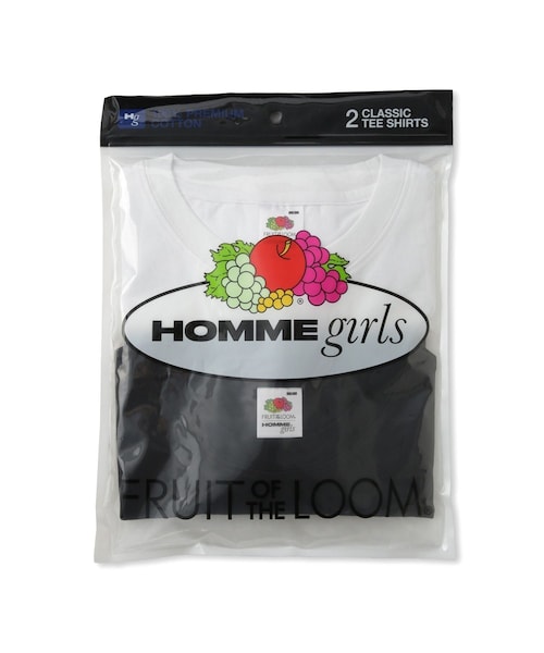 ADAM ET ROPE'（アダムエロペ）の「【HOMME girls×FRUIT OF THE LOOM】Classic Tee (2-Pack)（Tシャツ/カットソー・レディース・その他・S）」の5枚目の写真