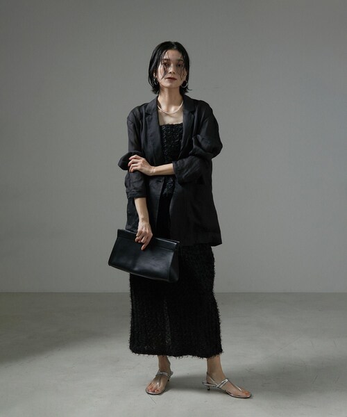 ADAM ET ROPE'（アダムエロペ）の「【J'aDoRe・店舗限定】【ERICKA NICOLAS BEGAY】ナバホパールネックレス7mm/45cm（ネックレス・レディース・シルバー・F）」の19枚目の写真