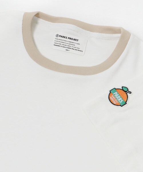THE GOODLAND MARKET（ザグッドランドマーケット）の「PARKS PROJECT　Bicolor T-Shirts×PARKS（Tシャツ/カットソー・レディース・CLOUD/SHADOW/SAND・one）」の10枚目の写真