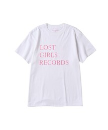 bonjour records | LOST GIRLS BOOKS for bonjour records BIG LOGO S/S Tee - ロストガールズブックス エクスクルーシブ Tシャツ(Tシャツ/カットソー)