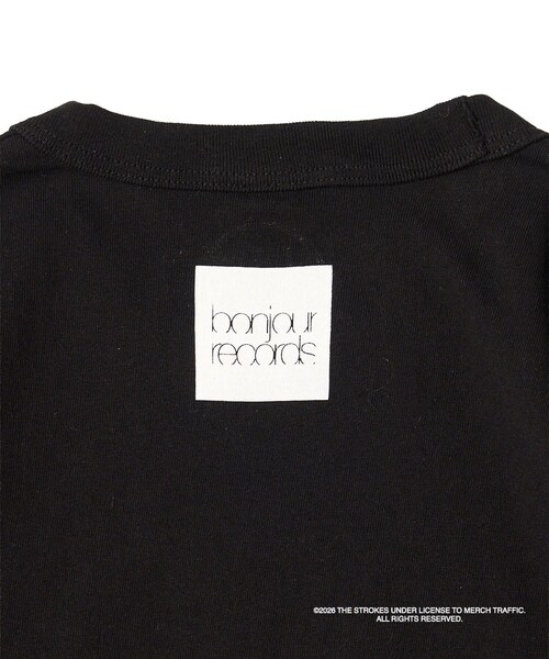 bonjour records(ボンジュールレコーズ)の「The Strokes for bonjour records S/S pocket Tee ザ・ストロークス オフィシャル ポケットTシャツ(Tシャツ/カットソー・レディース・ブラック/ホワイト・L/M/XL)」の13枚目の写真
