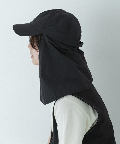URBAN RESEARCH Sonny Label（アーバンリサーチサニーレーベル）の「UVカットサンシェードハット（キャップ・レディース・ブラック/Lブラウン/ベージュ・One）」の7枚目の写真