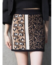 EVRIS | Retro Flower ニットスカート(スカート)