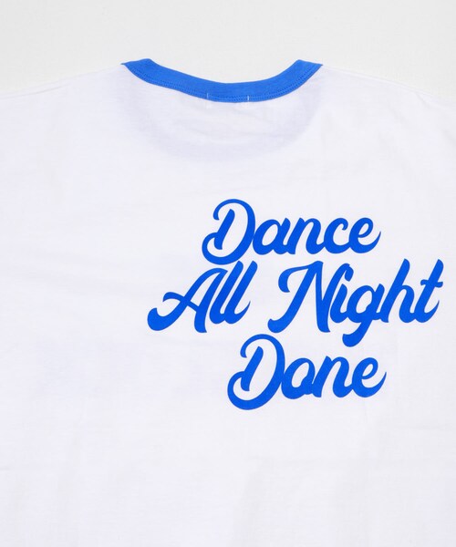 URBAN RESEARCH(アーバンリサーチ)の「Teya Flock Ringer T-shirts(Tシャツ/カットソー・レディース・BLUE/NAVY・L)」の5枚目の写真