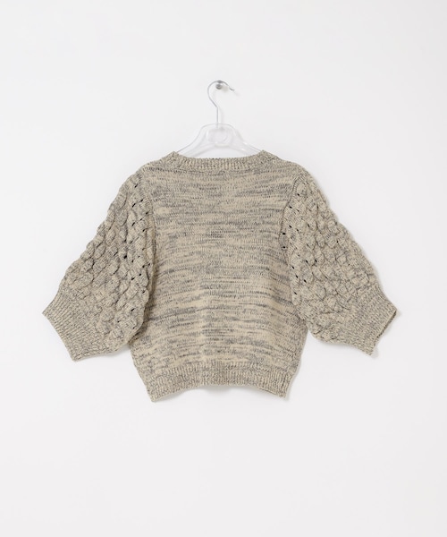LAATO（ラート）の「lantern sleeve knit（ニット/セーター・レディース・クリーム/シャドウ/バニラ・Free）」の6枚目の写真