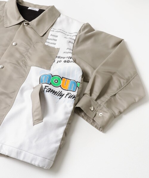 THE GOODLAND MARKET（ザグッドランドマーケット）の「SREU　Coach jacket（ブルゾン・レディース・GRAY1/BLACK1・M）」の12枚目の写真