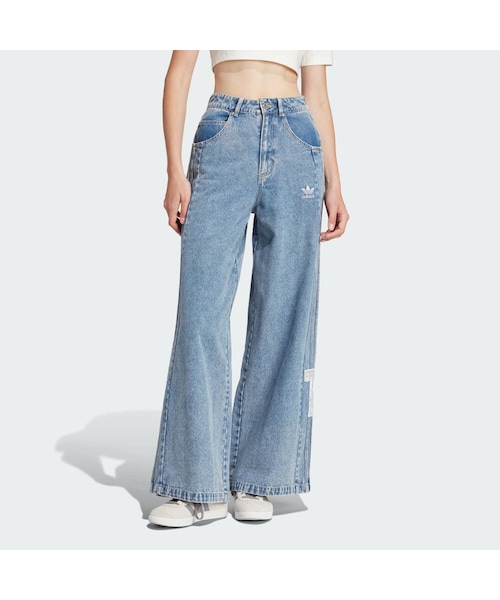 adidas（アディダス）の「アディブレイク デニムジーンズ（パンツ・レディース・マルチ・25/26/27/28/29/30/31/32/33/34/35/24/36）」の3枚目の写真