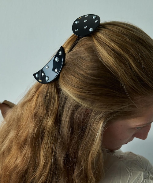 URBAN RESEARCH(アーバンリサーチ)の「IRIS47 tsuki pony(ヘアゴム・レディース・black/brown・FREE)」の1枚目の写真