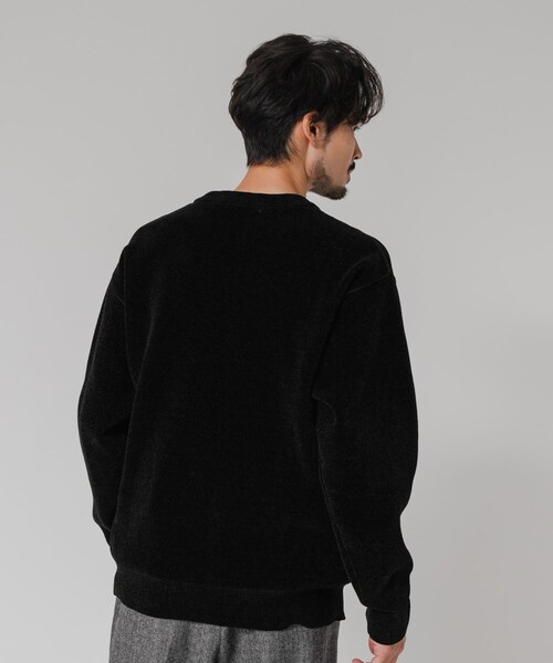 URBAN RESEARCH（アーバンリサーチ）の「モールニットプルオーバー（ニット/セーター・メンズ・IVORY/S.GREEN/GRAY/BLACK・M/L）」の22枚目の写真