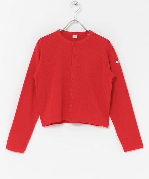 URBAN RESEARCH DOORS(アーバンリサーチドアーズ)の「ORCIVAL CREW NECK CARDIGAN(カーディガン/ボレロ・レディース・WHITE/RED/GREY・1)」の3枚目の写真