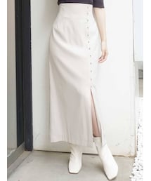 MERCURYDUO | ボタンデザインスリットタイトスカート(スカート)