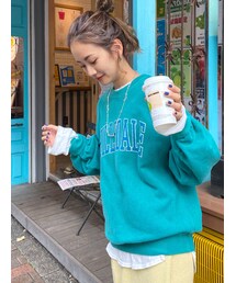 Ungrid | ウォッシュロゴスウェット(スウェット)