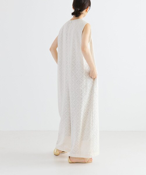 URBAN RESEARCH(アーバンリサーチ)の「Square Lace オールインワン(サロペット/オーバーオール・レディース・ブラック/オフ・S)」の10枚目の写真