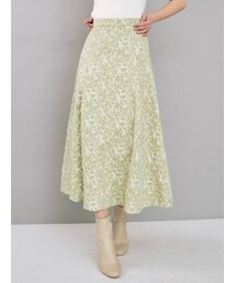 MERCURYDUO | ジャガードタックフレアロングスカート(スカート)