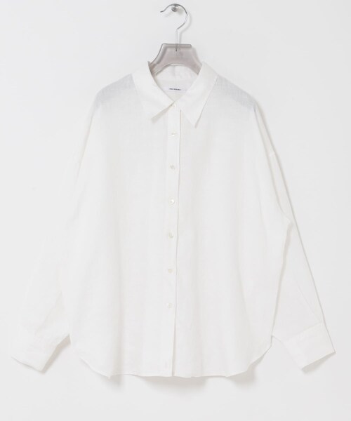 URBAN RESEARCH(アーバンリサーチ)の「リネン2WAYシャツ(シャツ/ブラウス・レディース・PINKSTRIPE/BROWN/BEIGE/BLUESTRIPE/WHITE/BEG STRIPE・Free)」の15枚目の写真