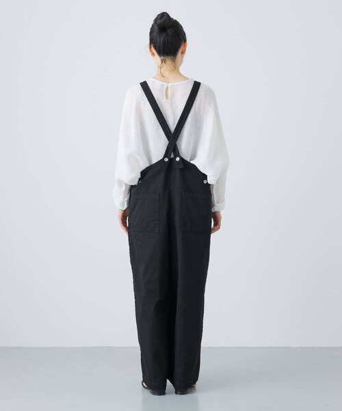 かぐれ（カグレ）の「バッククロスサロペット（サロペット/オーバーオール・レディース・OFF/INDIGO/BLACK・FREE）」の13枚目の写真