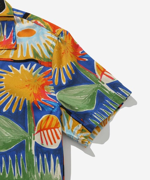 Saturdays NYC（サタデーズ ニューヨークシティ ）の「Summer Bloom Canty SS Shirt（シャツ/ブラウス・レディース・キナリ/サックス/クリーム・L/XL/M）」の16枚目の写真