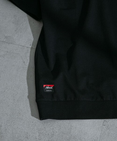 EKAL(エカル)の「『別注』NANGA×EKAL ロゴTシャツ(Tシャツ/カットソー・メンズ・ホワイト/ブラック・M/L)」の14枚目の写真
