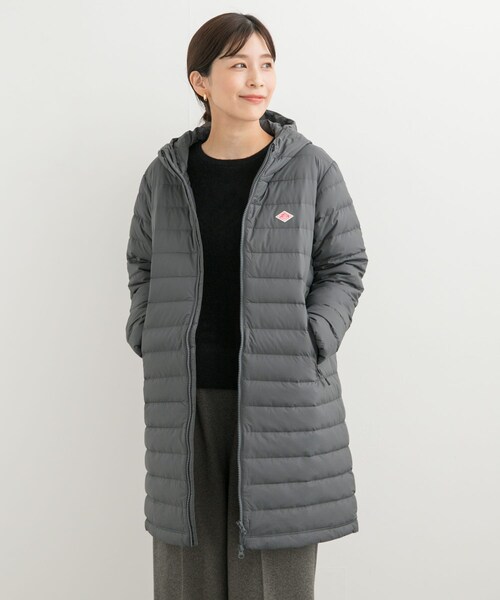 URBAN RESEARCH DOORS（アーバンリサーチドアーズ）の「DANTON　MIDDLE DOWN HOODED COAT（その他アウター・レディース・M.GREY/BLACK/GREIGE・S）」の8枚目の写真