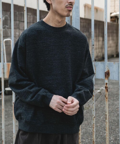 URBAN RESEARCH DOORS（アーバンリサーチドアーズ）の「『別注』Snow Peak Apparel×DOORS　RecycledCottonSweat（スウェット・メンズ・GRAY/BLACK/BROWN・M/L/XL）」の6枚目の写真