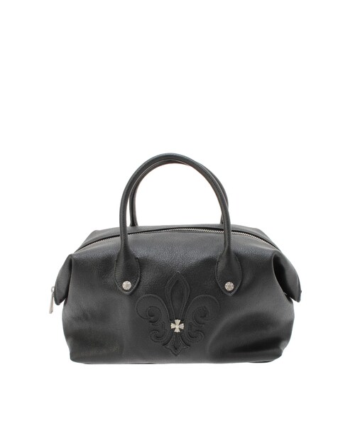 EVRIS（エヴリス）の「エンブレムボストンBAG（ボストンバッグ・レディース・ホワイト/ブラック/ブラウン・F）」の4枚目の写真