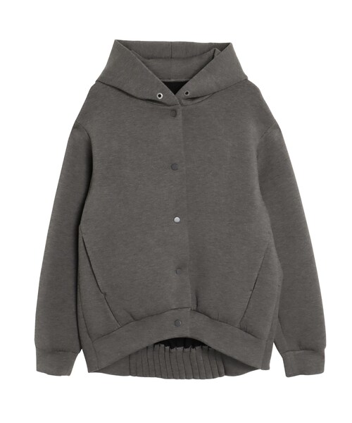 ELENDEEK（エレンディーク）の「TUCK HEM HOODIE（パーカー・レディース・オフホワイト/グレー/チャコールグレー/アイボリー・F）」の13枚目の写真