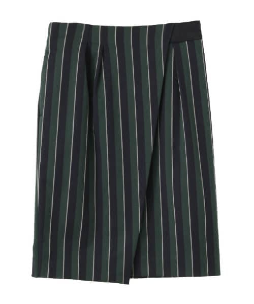 ストライプラップ風スカート