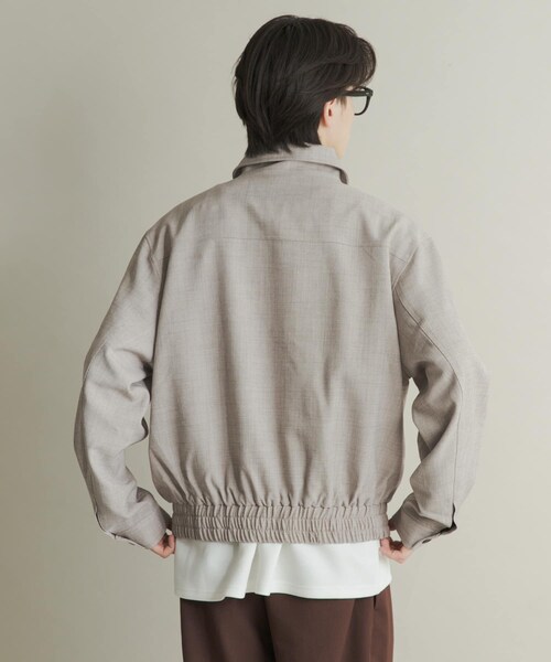 SENSE OF PLACE by URBAN RESEARCH（センスオブプレイスバイアーバンリサーチ）の「メランジバルーンジップブルゾン（ブルゾン・メンズ・BLACK/BEIGE/PURPLE・M/L）」の17枚目の写真