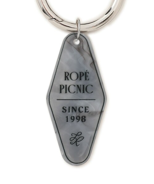 ROPE' PICNIC（ロペピクニック）の「プレート付きバッグチャーム（キーホルダー・レディース・ブラック系/ゴールド/シルバー・F）」の14枚目の写真