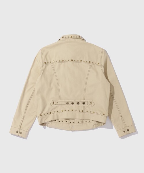 ADAM ET ROPE'（アダムエロペ）の「【PLATEAU STUDIO/プラトー スタジオ】Draft worker jacket（その他アウター・メンズ・ブラック/キナリ・1/2）」の19枚目の写真