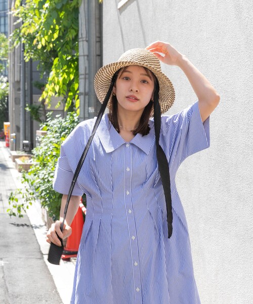 SENSE OF PLACE by URBAN RESEARCH(センスオブプレイスバイアーバンリサーチ)の「リボンツキハット(ハット・レディース・BROWN/YELLOW・one)」の18枚目の写真