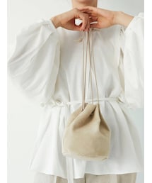 Ungrid | リアルスウェード巾着BAG(ハンドバッグ)