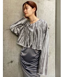 EMODA | クラッシュタイダイショートプルオーバー(Tシャツ/カットソー)