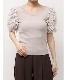 POLO BCS | 【POLO BCSコラボ】シャツカラーカフスニットプルオーバー(ニット/セーター)